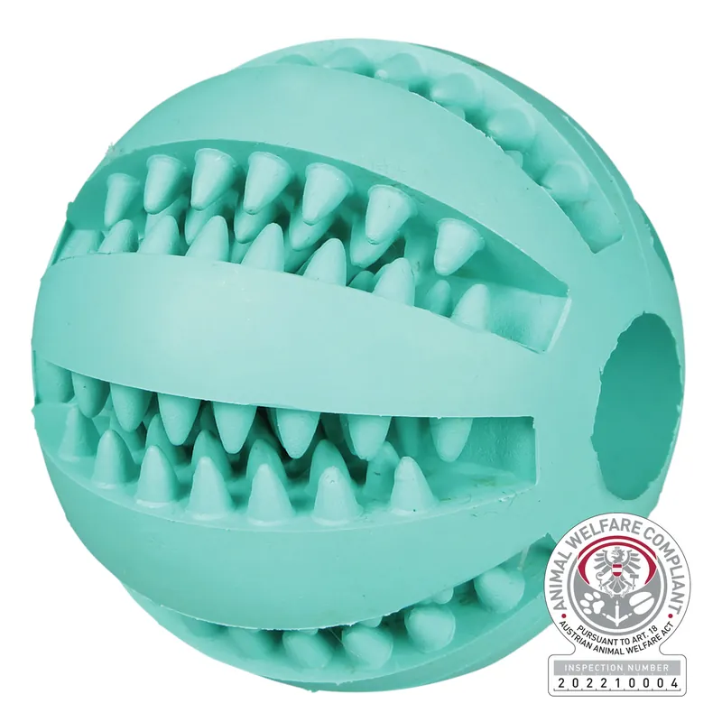Sale TRIXIE Denta Fun Baseball Mintfresh aus Naturgummi Ø5cm Hundespielzeug